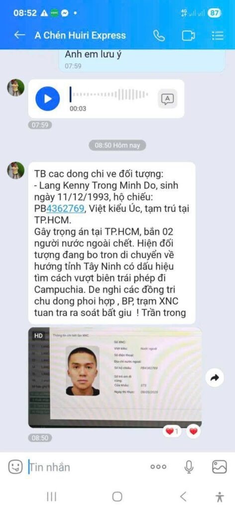 truy tìm 2 nghi phạm nước ngoài - News Vi Vu